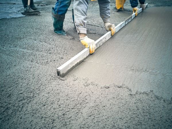 Cement Slab Construction in Westerville