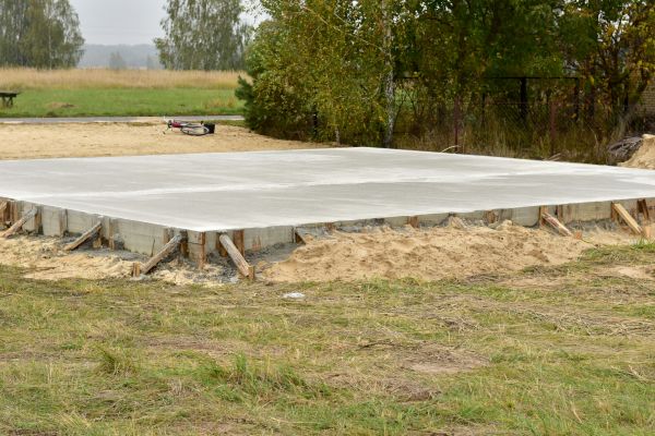 Concrete Base Installation in Westerville