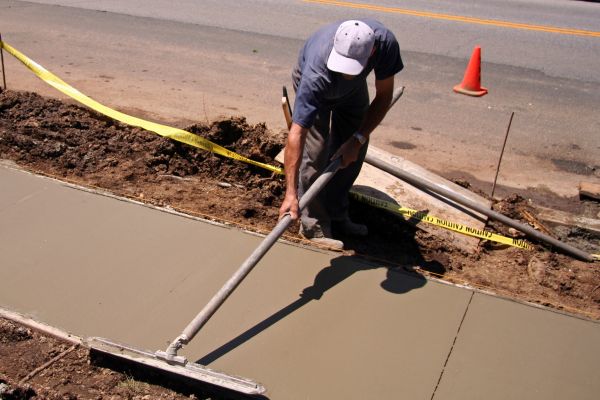 Sidewalk Building in Westerville