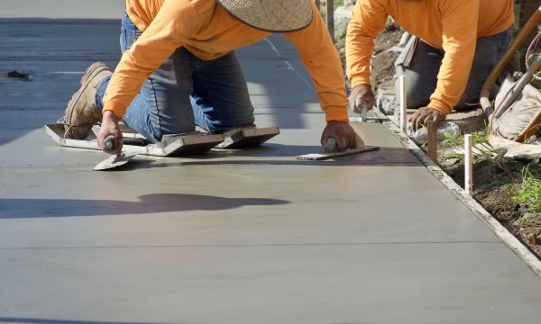 Cement Pad Construction in Westerville