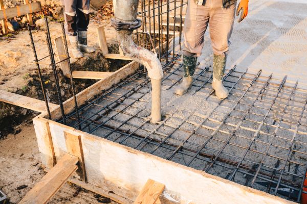 Pole Barn Foundation Pouring in Westerville