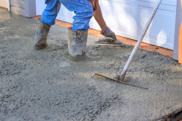 Driveway Slab Construction in Westerville