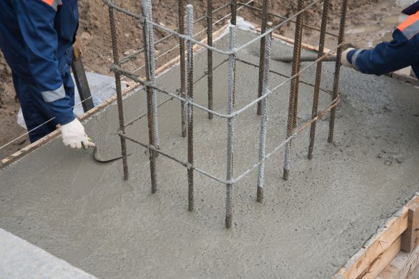 Foundation Pad Construction in Westerville