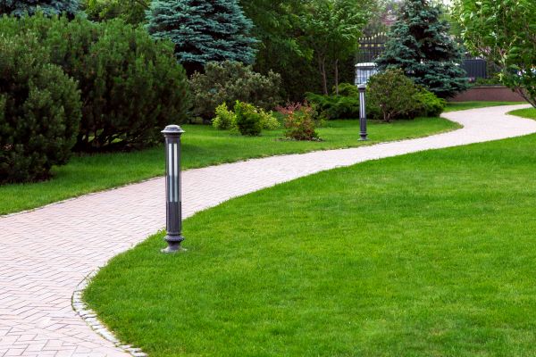 Backyard Sidewalk Installation in Westerville